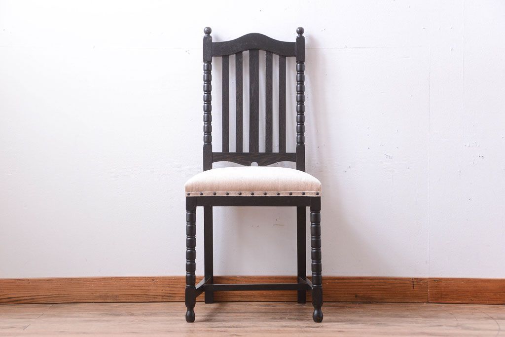 アンティーク家具　和製アンティーク　古い木の大正ロマンなチェア