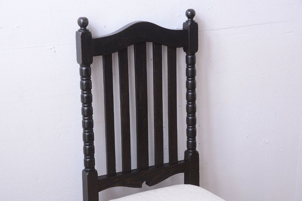 アンティーク家具　和製アンティーク　古い木の大正ロマンなチェア