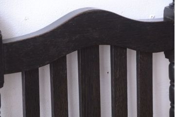 アンティーク家具　和製アンティーク　古い木の大正ロマンなチェア