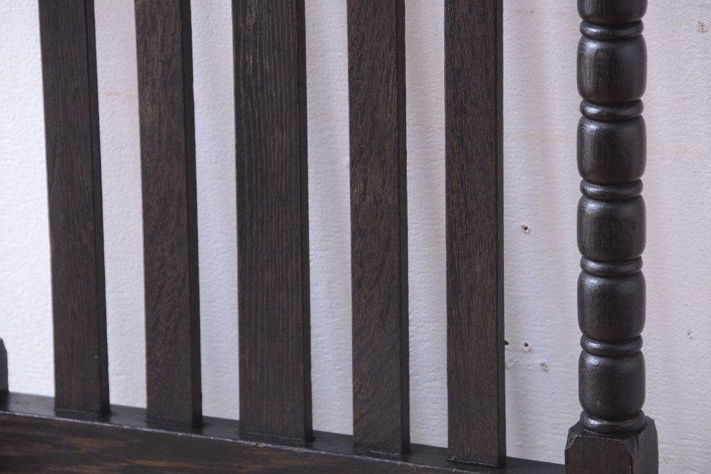 アンティーク家具　和製アンティーク　古い木の大正ロマンなチェア