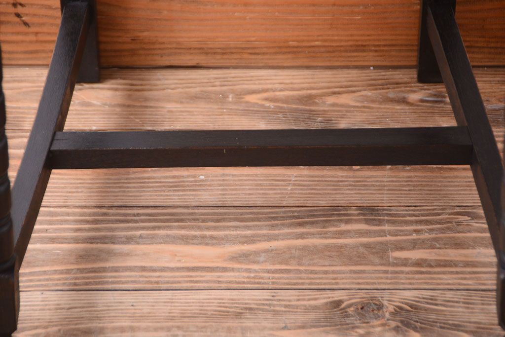 アンティーク家具　和製アンティーク　古い木の大正ロマンなチェア