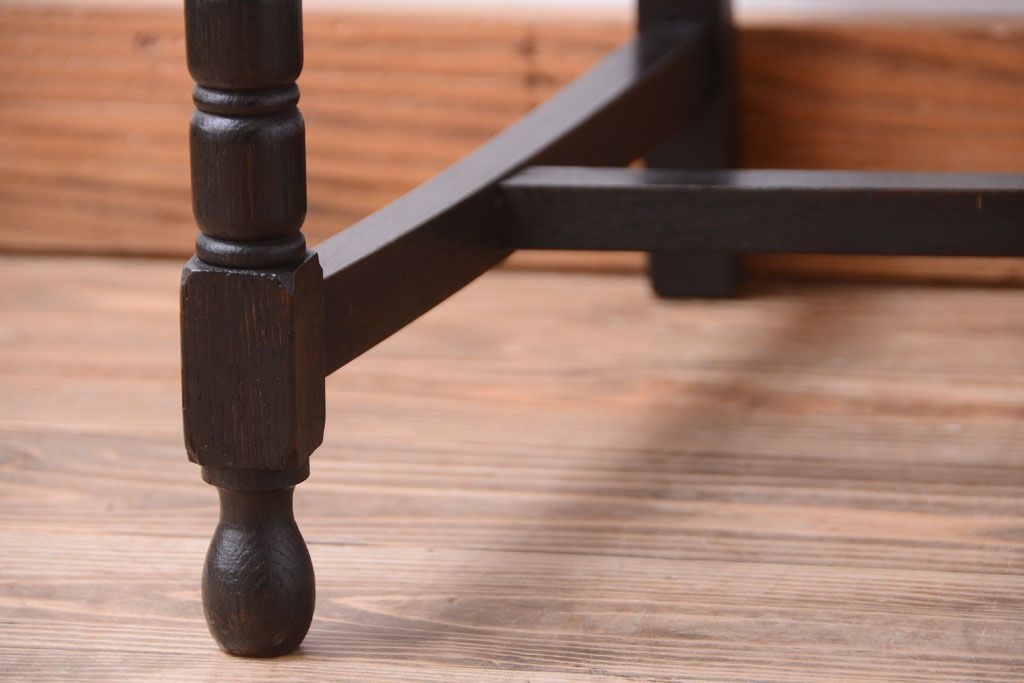 アンティーク家具　和製アンティーク　古い木の大正ロマンなチェア