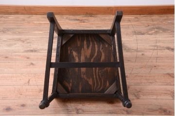 アンティーク家具　和製アンティーク　古い木の大正ロマンなチェア