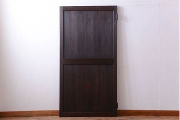 和製アンティーク　自由蝶番付き!帯戸風ドア