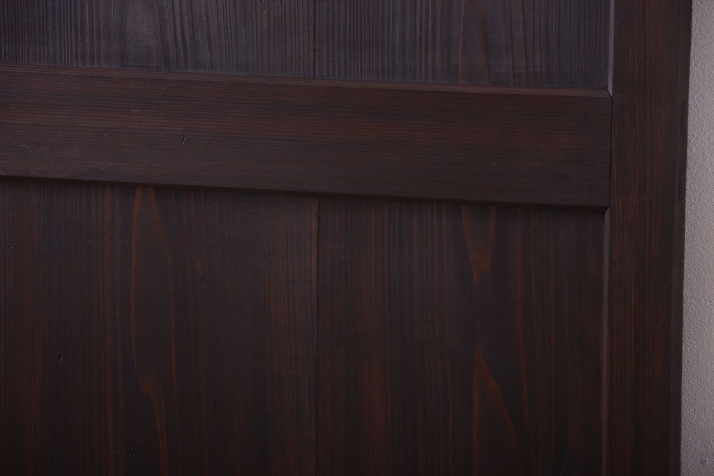 和製アンティーク　自由蝶番付き!帯戸風ドア