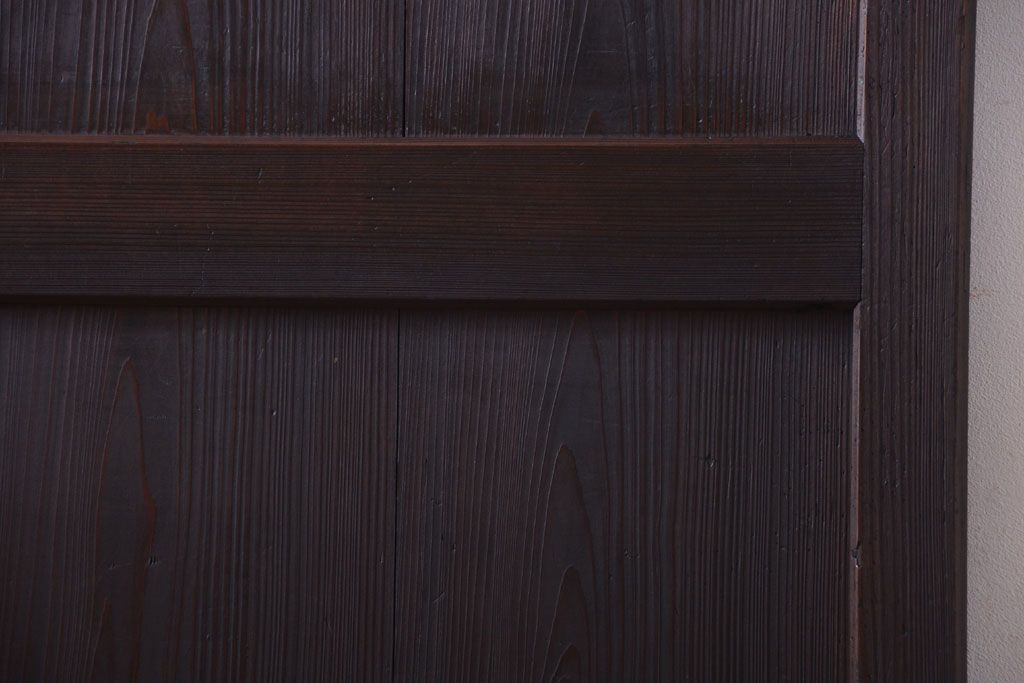 和製アンティーク　自由蝶番付き!帯戸風ドア