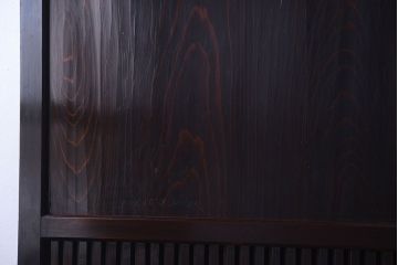 古民具・骨董　明治期　古い木の格子帯戸3枚セット