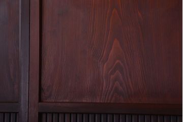 古民具・骨董　明治期　古い木の無双格子帯戸4枚セット