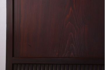 古民具・骨董　明治期　古い木の無双格子帯戸4枚セット