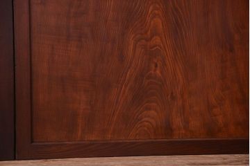 古民具・骨董　明治期　古い木の無双格子帯戸4枚セット