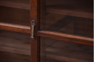 レトロ家具　昭和レトロ　和製アンティークの二段重ね収納棚