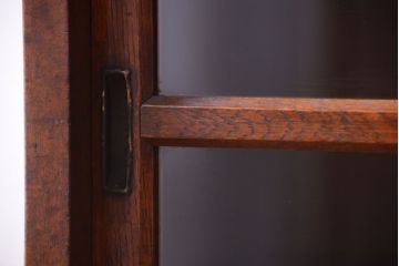 レトロ家具　昭和レトロ　和製アンティークの二段重ね収納棚