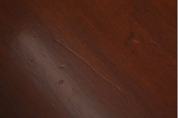 アンティーク家具　イギリスアンティーク　ウォールナット材のダイニングテーブル(オーバルテーブル)