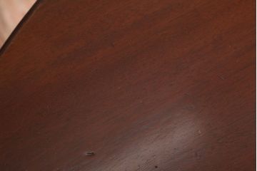 アンティーク家具　イギリスアンティーク　ウォールナット材のダイニングテーブル(オーバルテーブル)