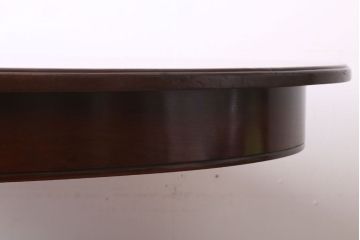 アンティーク家具　イギリスアンティーク　ウォールナット材のダイニングテーブル(オーバルテーブル)