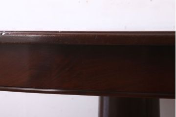 アンティーク家具　イギリスアンティーク　ウォールナット材のダイニングテーブル(オーバルテーブル)