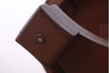 アンティーク家具　イギリスアンティーク　ウォールナット材のダイニングテーブル(オーバルテーブル)