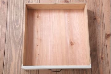 アンティーク家具　和製アンティーク　アンティークホワイトペイントの小引き出し