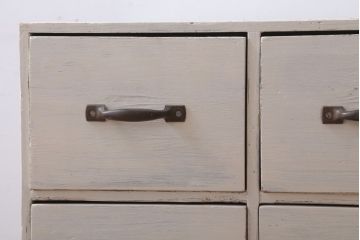 アンティーク家具　和製アンティーク　アンティークホワイトペイントの小引き出し