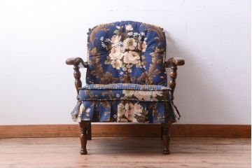 中古　飛騨産業　穂高　WINDSOR　1人掛けソファ(両肘付きチェア)(1)