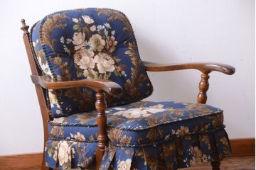 中古　飛騨産業　穂高　WINDSOR　1人掛けソファ(両肘付きチェア)(2)