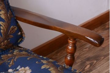 中古　飛騨産業　穂高　WINDSOR　1人掛けソファ(両肘付きチェア)(2)