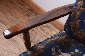 中古　飛騨産業　穂高　WINDSOR　1人掛けソファ(両肘付きチェア)(2)