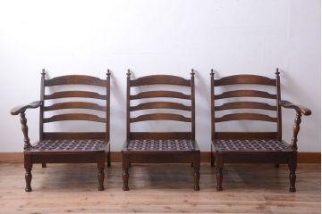 中古　飛騨産業　穂高　WINDSOR　3人掛けソファ(リビングチェア)