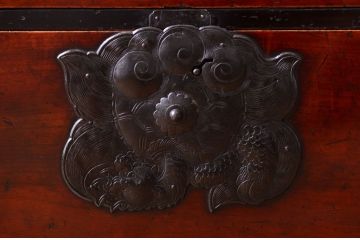 アンティーク家具　古民具・骨董　明治期　前面欅材!アンティーク仙台箪笥