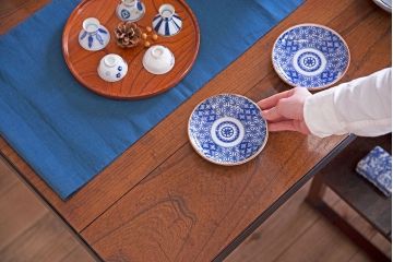 アンティーク家具　アンティーク　天板欅古材の鉄脚ダイニングテーブル(作業台)
