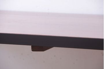 アンティーク家具　アンティーク　天板欅古材の鉄脚ダイニングテーブル(作業台)