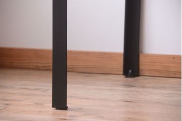 アンティーク家具　アンティーク　天板欅古材の鉄脚ダイニングテーブル(作業台)(2)
