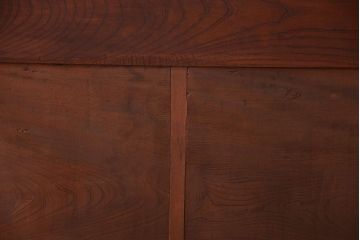 アンティーク家具　アンティーク　天板欅古材の鉄脚ダイニングテーブル(作業台)(2)