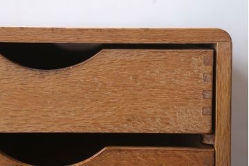 レトロ家具　昭和レトロ　ネームプレート付き!アンティーク両面小引き出し