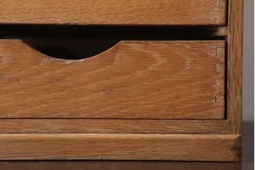 レトロ家具　昭和レトロ　ネームプレート付き!アンティーク両面小引き出し