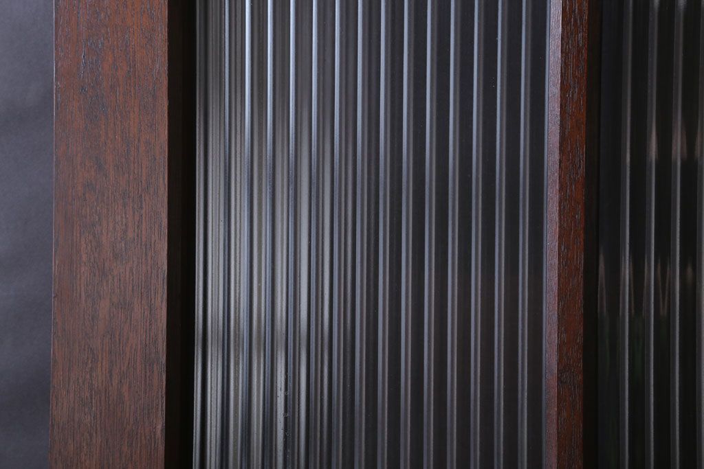 和製アンティーク　モールガラス入り!上質なドア