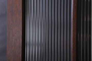 和製アンティーク　モールガラス入り!上質なドア