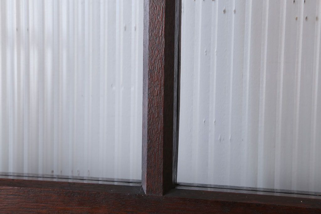 和製アンティーク　モールガラス入り!上質なドア