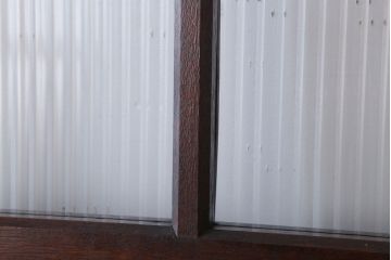 和製アンティーク　モールガラス入り!上質なドア