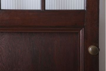 和製アンティーク　モールガラス入り!上質なドア