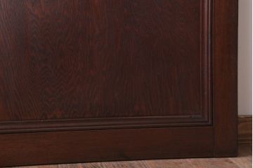 和製アンティーク　モールガラス入り!上質なドア