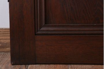 和製アンティーク　モールガラス入り!上質なドア