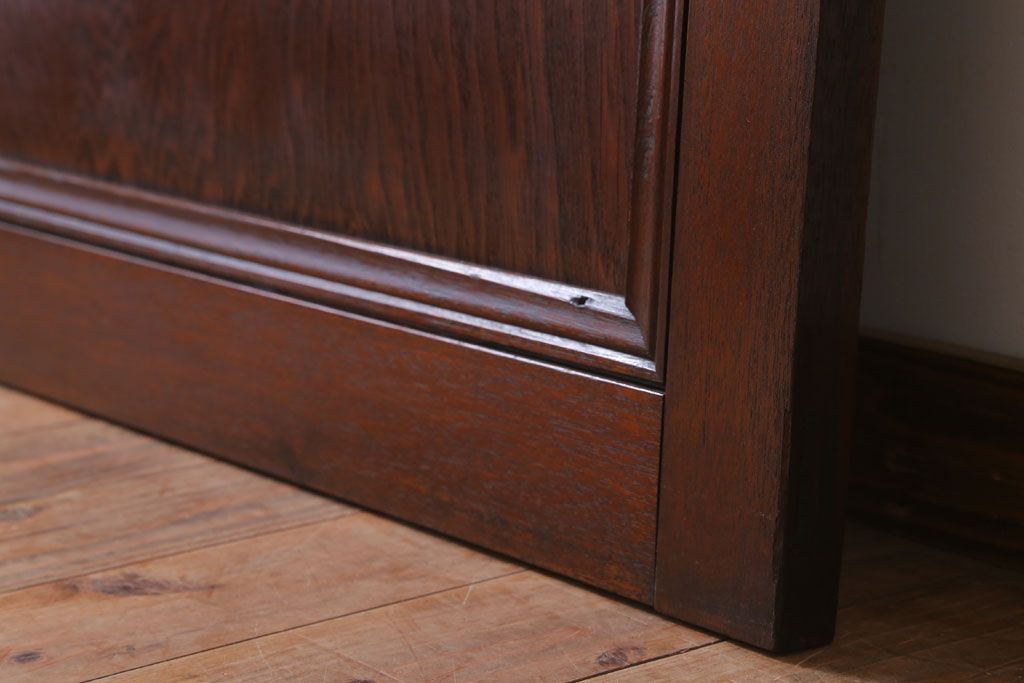 和製アンティーク　モールガラス入り!上質なドア