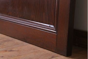 和製アンティーク　モールガラス入り!上質なドア