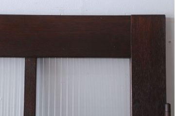 和製アンティーク　モールガラス入り!上質なドア