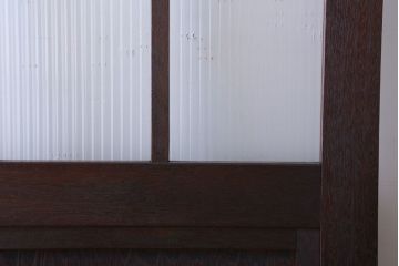 和製アンティーク　モールガラス入り!上質なドア