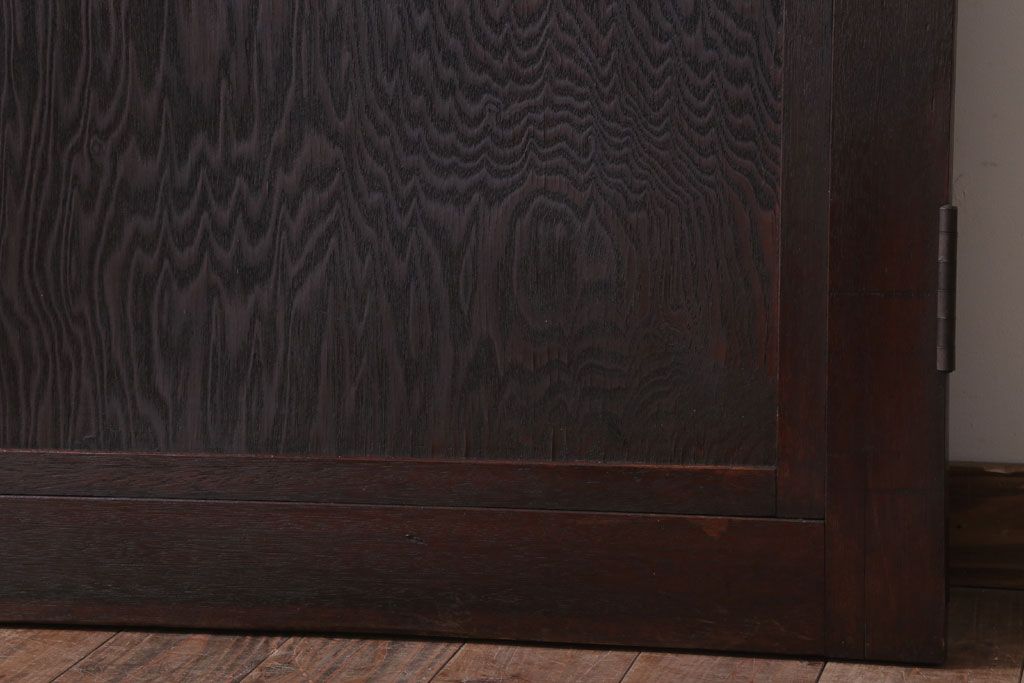 和製アンティーク　モールガラス入り!上質なドア