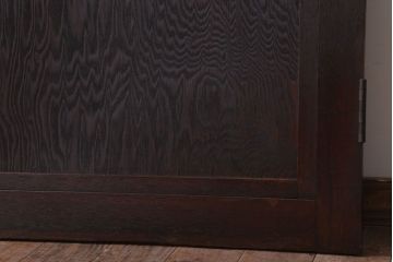 和製アンティーク　モールガラス入り!上質なドア