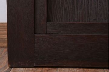 和製アンティーク　モールガラス入り!上質なドア