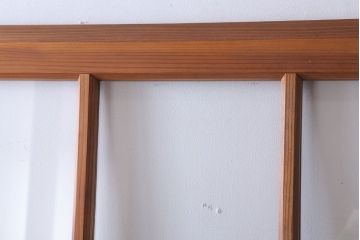  昭和レトロ　クリアガラス入り!古い木のドア